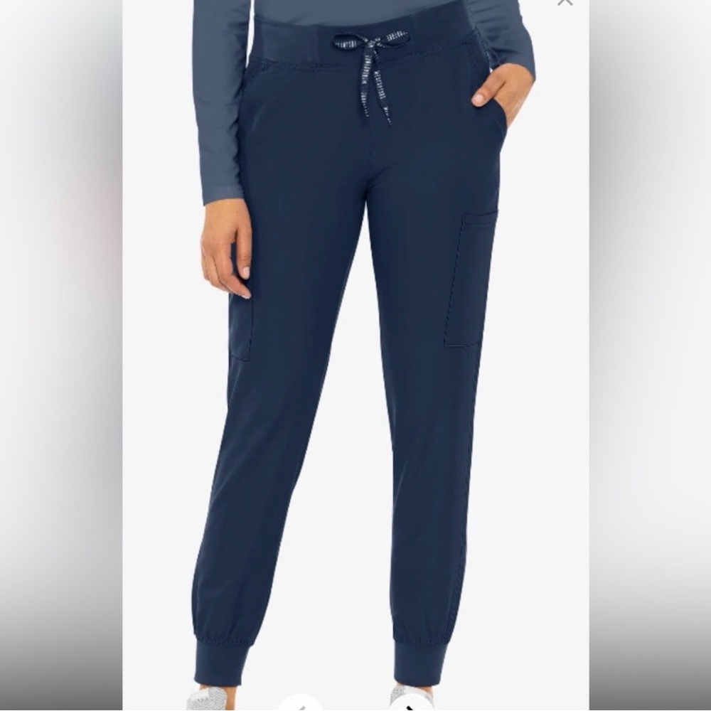 Women's Navy Jogger Pants - med couture